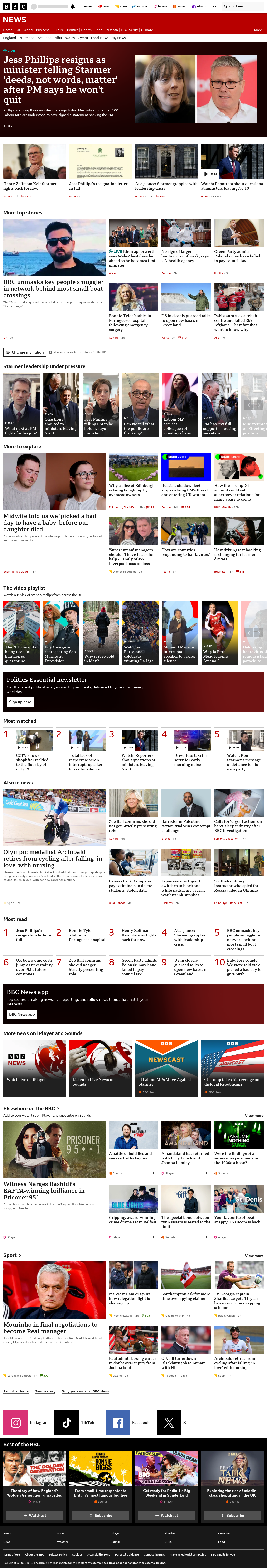 BBC News snapshot from Tuesday, 12 May 2026 at 15:00