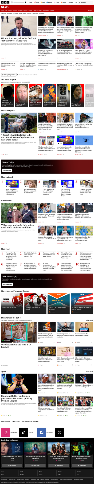 BBC News snapshot from 29 May 2026, 01:00