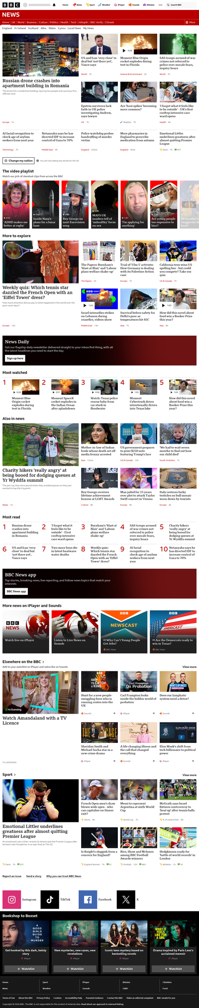 BBC News snapshot from 29 May 2026, 07:00