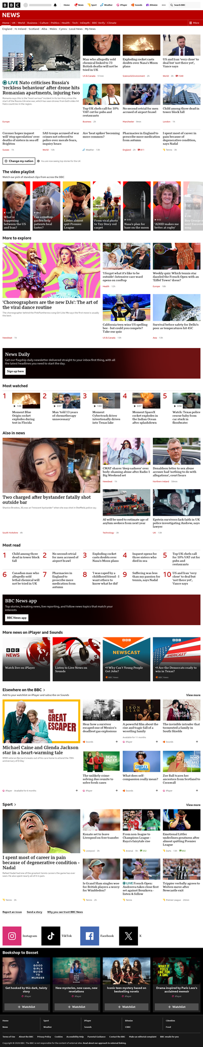 BBC News snapshot from 29 May 2026, 13:00