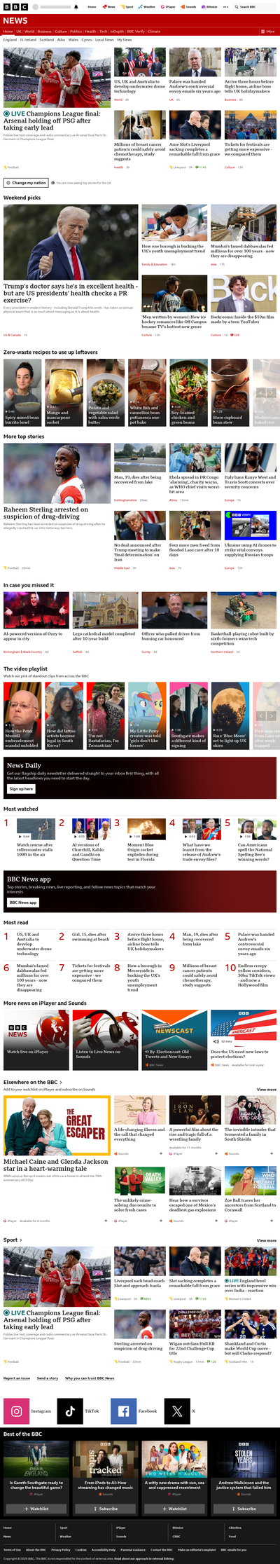 BBC News snapshot from 30 May 2026, 17:00