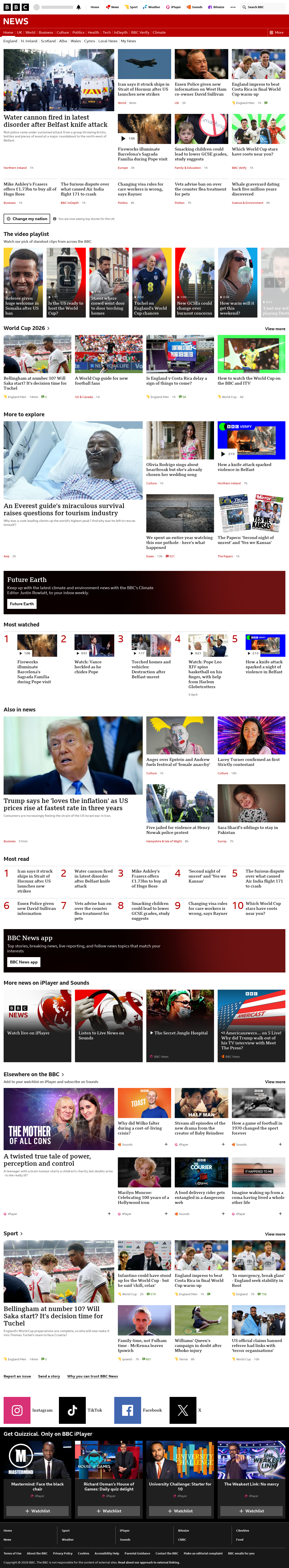 BBC News snapshot from Thursday, 11 June 2026 at 02:00