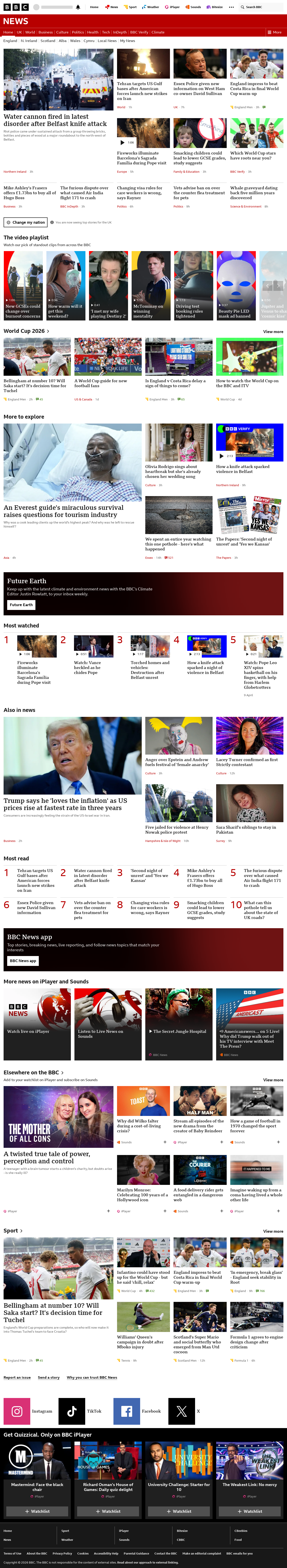 BBC News snapshot from Thursday, 11 June 2026 at 04:00