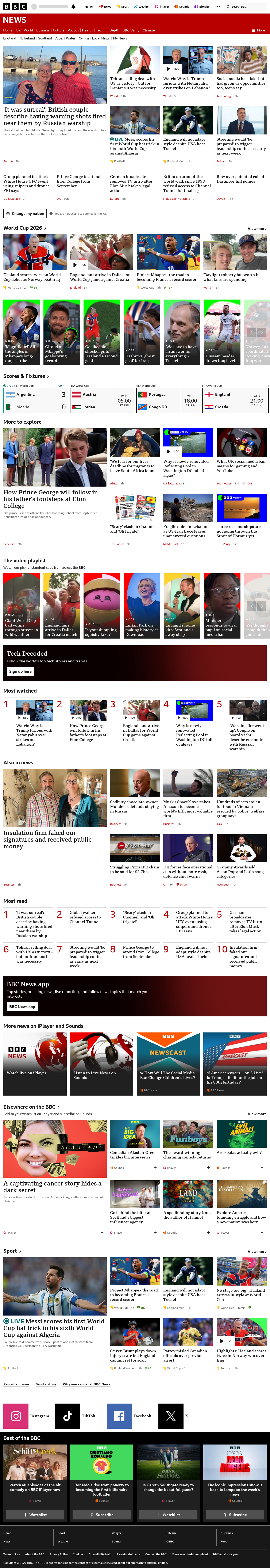 BBC News snapshot from Wednesday, 17 June 2026 at 04:00