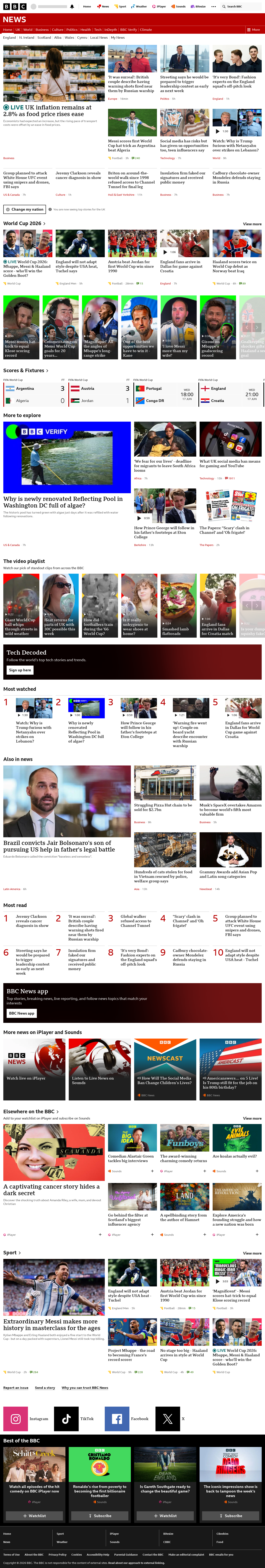 BBC News snapshot from Wednesday, 17 June 2026 at 08:00