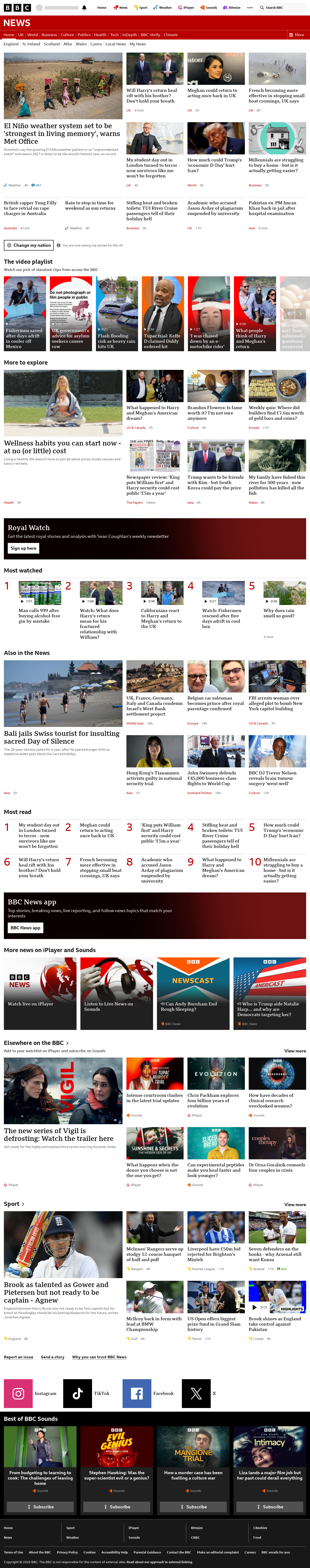 BBC News snapshot from Friday, 21 August 2026 at 06:00