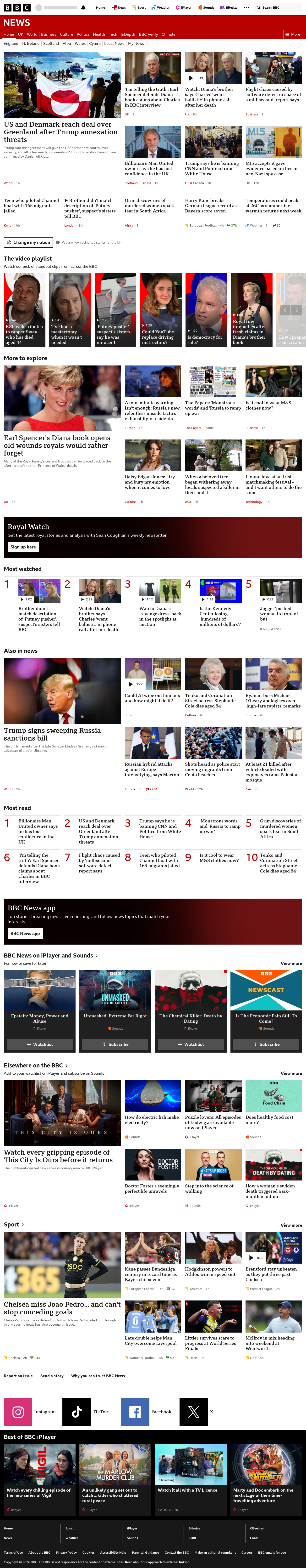 BBC News snapshot from Saturday, 19 September 2026 at 02:00