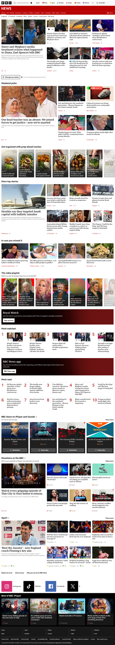 BBC News snapshot from 20 Sept 2026, 10:00