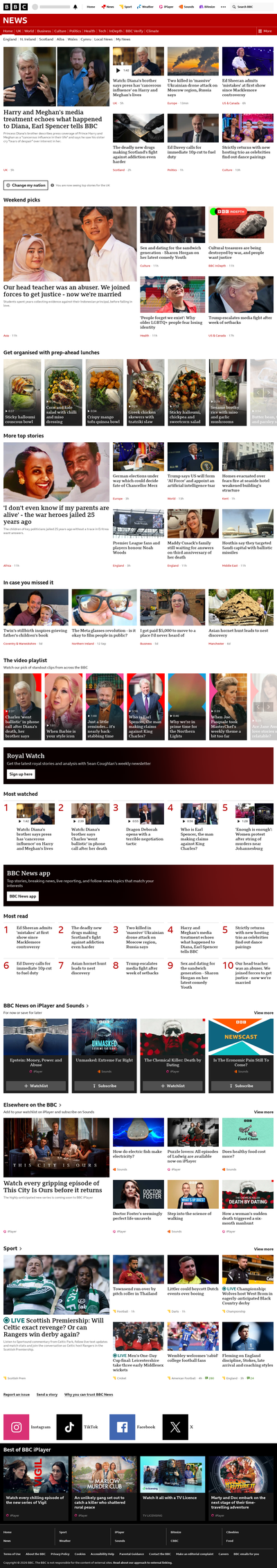 BBC News snapshot from 20 Sept 2026, 12:00