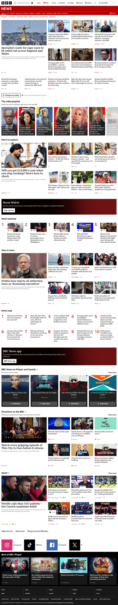 BBC News snapshot from 21 Sept 2026, 06:00