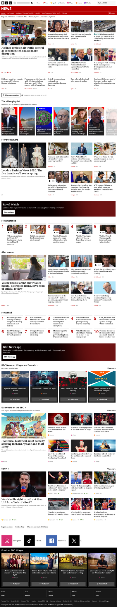 BBC News snapshot from 21 Sept 2026, 20:00