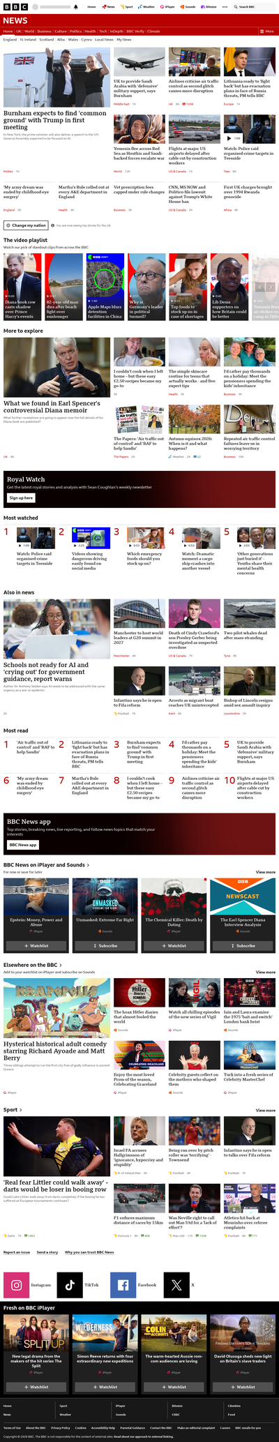 BBC News snapshot from 22 Sept 2026, 04:00