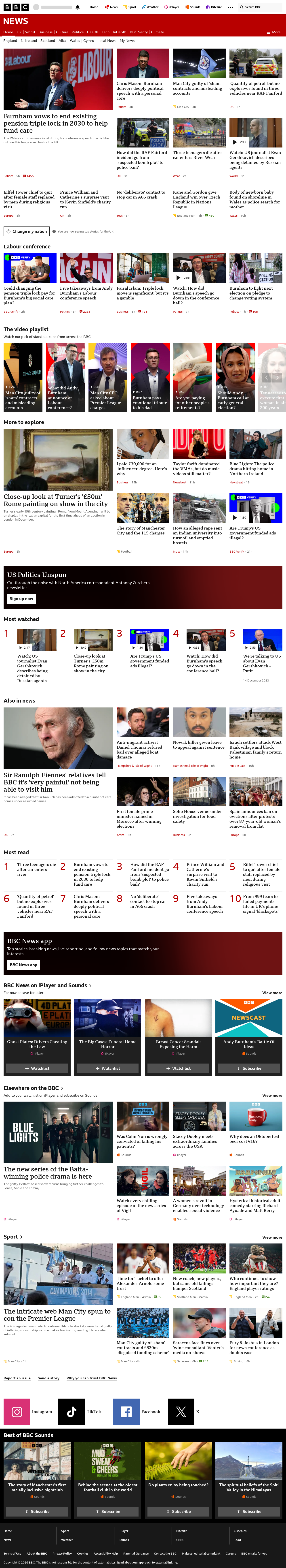 BBC News snapshot from Wednesday, 30 September 2026 at 00:00