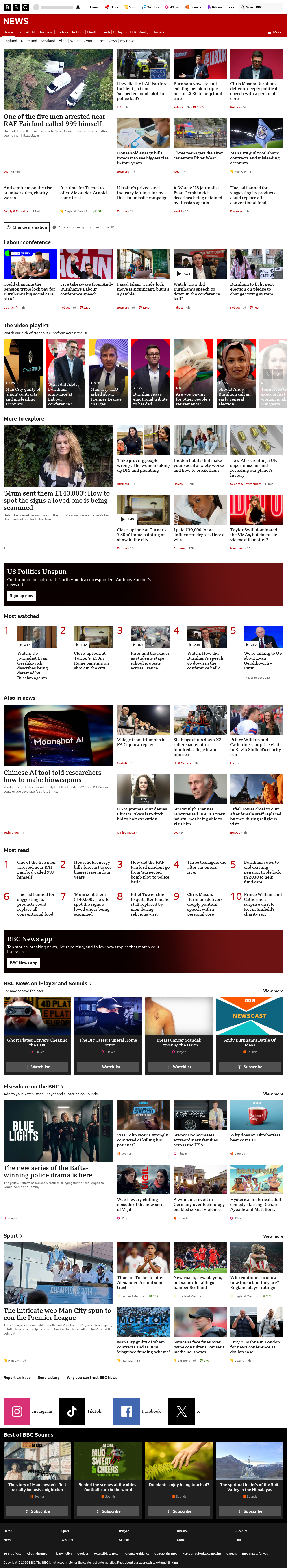 BBC News snapshot from Wednesday, 30 September 2026 at 02:00