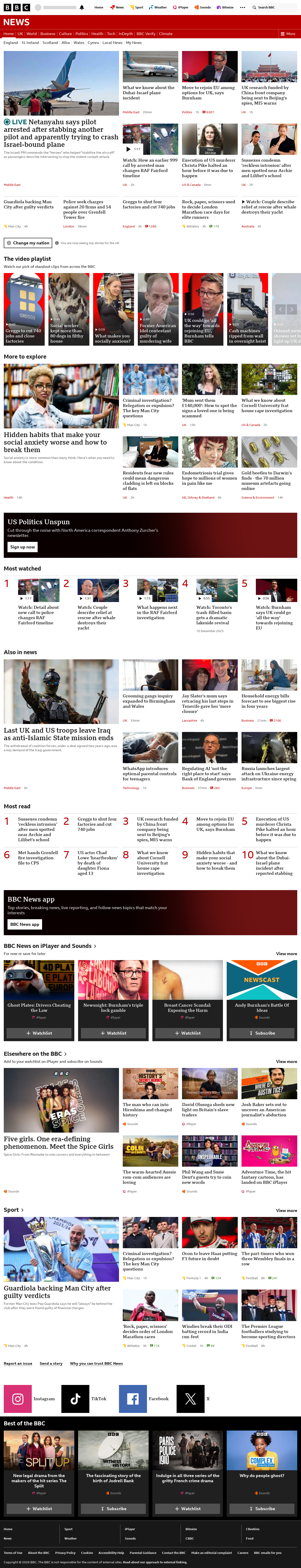 BBC News snapshot from Wednesday, 30 September 2026 at 16:00