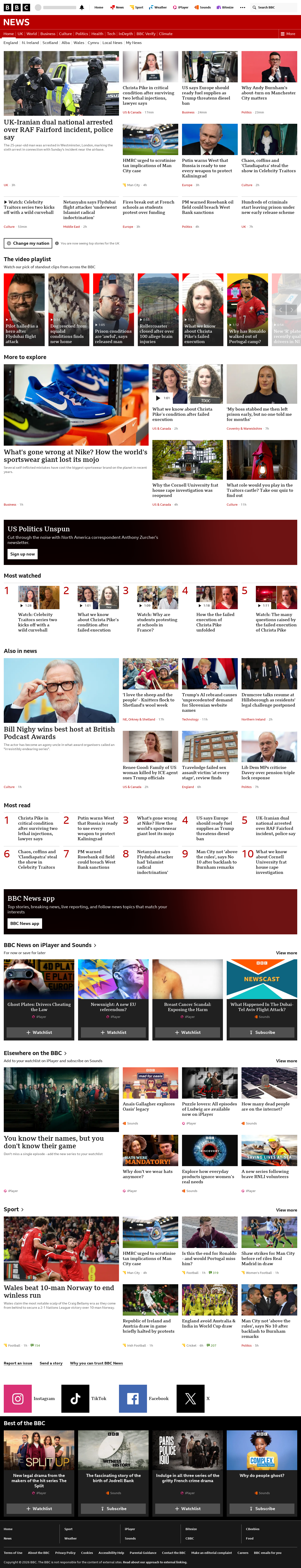 BBC News snapshot from Friday, 2 October 2026 at 00:00