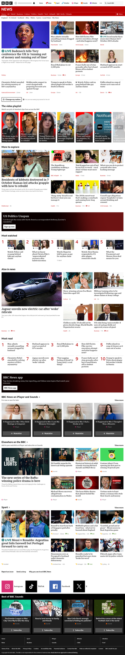 BBC News snapshot from 7 Oct 2026, 12:00