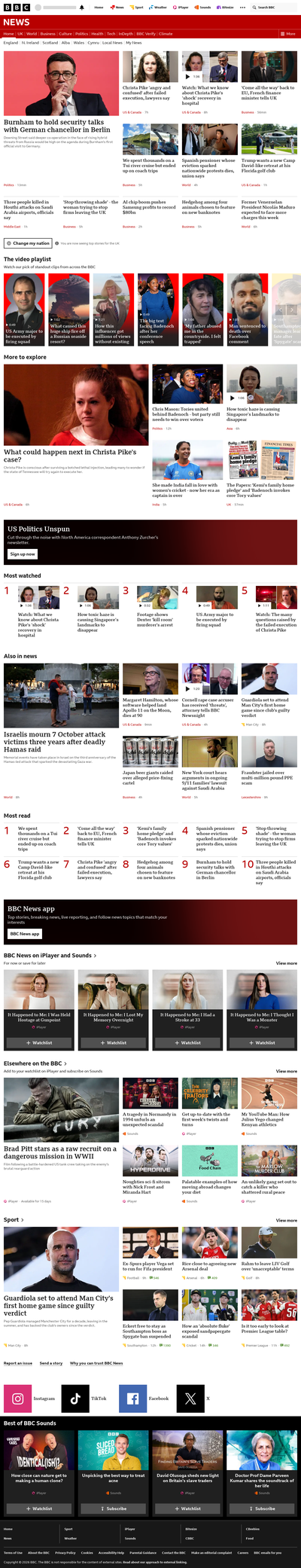 BBC News snapshot from 8 Oct 2026, 06:00