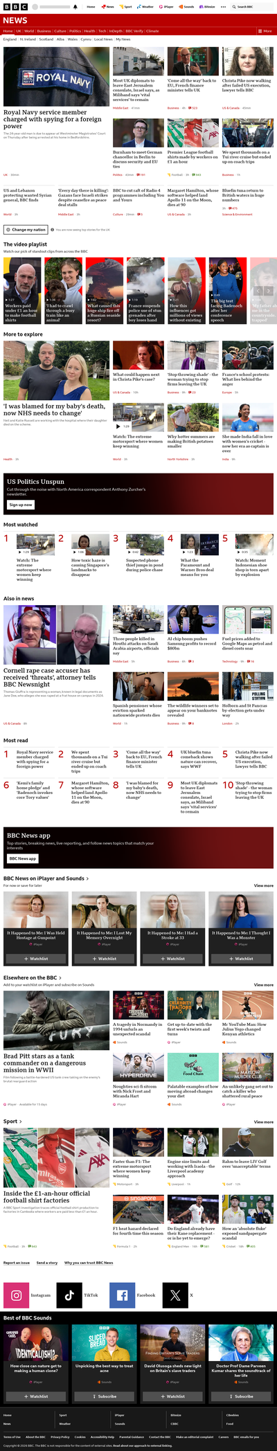 BBC News snapshot from 8 Oct 2026, 10:00
