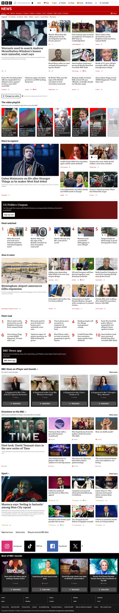 BBC News snapshot from 8 Oct 2026, 20:00