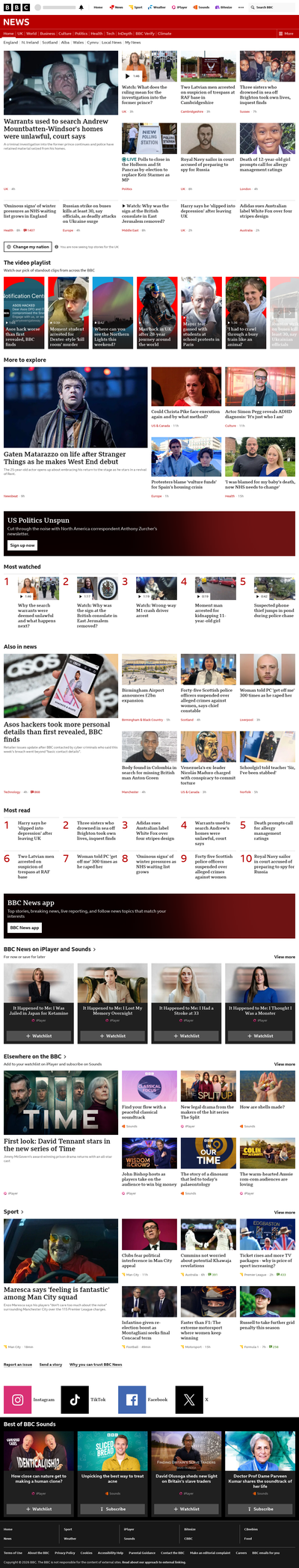 BBC News snapshot from 8 Oct 2026, 22:00