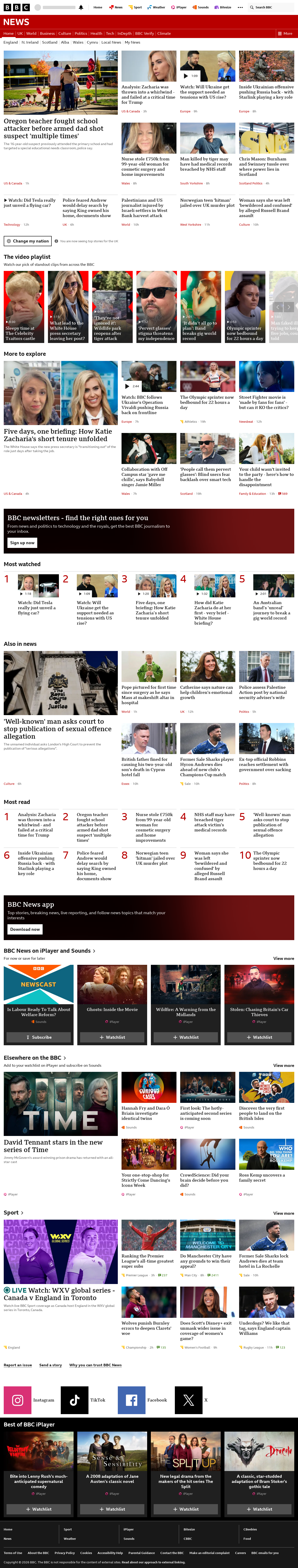 BBC News snapshot from Saturday, 17 October 2026 at 02:00